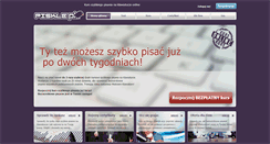 Desktop Screenshot of piskle.pl